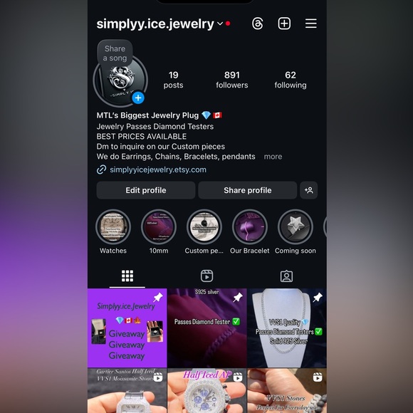 VVS1 Moissanite Watch skeleton *carti* Rose Gold - Picture 2 of 2